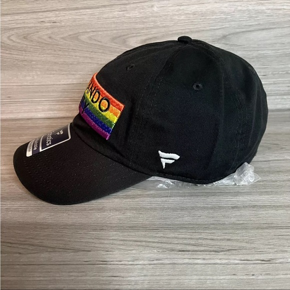 Orlando City SC Hat Cap Pride MLS Strapback Rainbow Soccer Black Futbol NEW - Picture 4 of 5